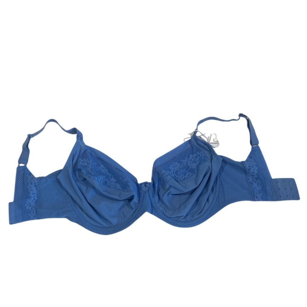 Elomi Nerina Stretch Plunge Bra in Cornflower Size 34L EL302734COR Nordstrom